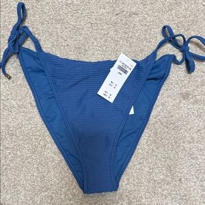 NW WITH TAG ABERCOMBIE & FITCH Tie-Side Blue Women’s Swim Bottom
